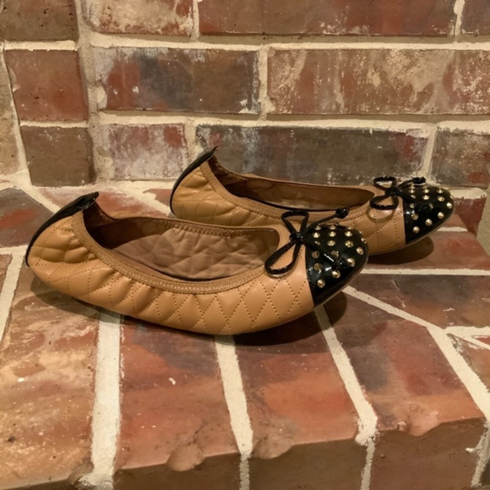 Aldo Leather Studded Flat